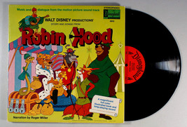 Disney - Story and Songs from Robin Hood (1973) Vinyl LP + BOOK • Roger Miller - £27.90 GBP