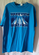 NWOT Men Gildan Heavy Cotton Royal Caribbean T-Shirt Cruising Wake View ... - $21.99