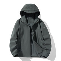Plus Size Shell Jacket Windproof Waterproof Mountaineering Suit Coat - £40.08 GBP+