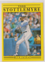 Todd Stottlemyer Blue Jays Pitcher 1991 Fleer Card # 186 Near mint - £1.11 GBP