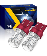 Tomhasa 7440 Led Bulb Red 7440 LED Brake Light Bulbs 36SMD-2835 Chipsets... - £15.58 GBP