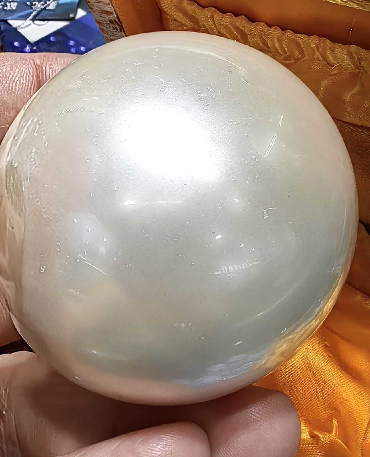 Natural Sea Pearl Crystal Sphere - Crystal Ball,50mm(2") 1PCS Housewarming Gift