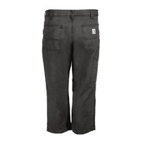 NWT Carhartt Relaxed Fit Canvas Work Capri Pants 44x22 Peat Gray  Cotton - £20.69 GBP