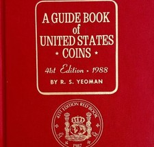 A Guide Red Book Of United States Coins 1988 41st Edition HC Yeoman Guide E69 - $29.99