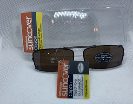 SunCover Sun Cover Clip On Polarized Lenses New in Case 46S Oval - £5.22 GBP