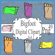 Bigfoot  Digital Clipart Vol.1 - $1.25