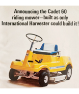 1968 International Harvester Cadet 60 Advertisement Mower Agriculture Vt... - €26,05 EUR