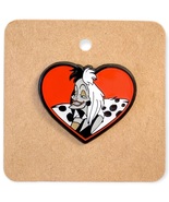 101 Dalmatians Disney Loungefly Pin: Cruella de Vil Portrait Heart - £19.67 GBP