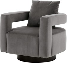 Gray Alcoma Swivel Accent Chair By Signature Design By Ashley. - £409.16 GBP