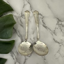 National Silver Co Queen Elizabeth Silverplate Ladle Serving Spoon Lot of 2 - $26.83 CAD