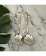 National Silver Co Queen Elizabeth Silverplate Ladle Serving Spoon Lot of 2 - $373.28 MXN
