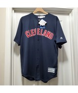 New Majestic MLB Cleveland Indians / Pita Pit Baseball Jersey Mens XL READ - $42.52