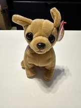 Ty Beanie Baby TINY the Dog 5&quot; Plush Animal With Tags - £4.69 GBP