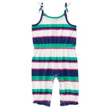 NWT Gymboree Tiny Paradise Baby Girls Striped Sleeveless Romper Sunsuit 3-6 M - £6.76 GBP