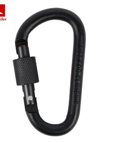 Outdoor Climbing Aluminium Alloy D Shape Buckle Carabiner Survial Key Chain Camp - £80.44 GBP