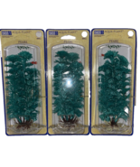 3 Aquarium Plants Abulia Plastic Plant Pearl Fresh or Salt Water 6&quot; New ... - £11.44 GBP