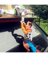 Cutely Toy Story 4 Sheriff Woody help Buzz Car Doll Outside Car Hang Dec... - £19.91 GBP