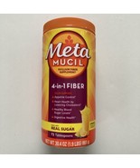 Metamucil Fiber Supplement 4-in-1 Real Sugar Orange, 30.4 oz, Exp 2027, ... - £15.00 GBP