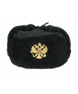 Auténtico Ruso Militar Kgb Ushanka Sombrero W/ Imperial Águila Insignia ... - $47.54 CAD+