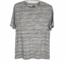 Revolution Mens Shirt Size XL Black White Short Sleeve Basic Tee Pockets... - £15.81 GBP
