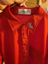 vintage Louisiana Tech Bulldogs Red Button Up XL shirt logo vtg ruston la cfb - £32.41 GBP