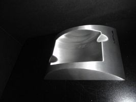 Lotus Silver Anodized Aluminum Cigar Ashtray  8" L X 5.5" W NIB image 7