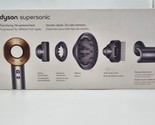 Dyson Supersonic Hair Dryer Set Nickel/Copper with Attachments - AUTHENTIC - $296.99