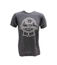 BRAND NEW Pabst Blue Ribbon PBR Beer Men&#39;s Heather Gray T-Shirt L Large - $19.79