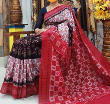 Wedding Sambalpuri Pasapali cotton Sarees,Latest Sambalpuri Pasapali Sar... - $2,421.44 MXN