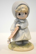 Precious Moments  March -  110019  - Calendar Girls Porcelain Figure - £11.59 GBP