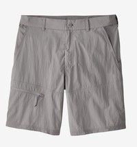 Patagonia Mens S Shorts Sandy Cay 9&quot; Flex 30 Waist Fish Logo Nylon Gray ... - £22.92 GBP