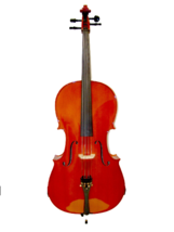 Merano Solid Wood Ebony Fitted Cello,Bow, Bag ~ 1/4 - £393.98 GBP