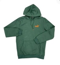 XL Men Puma Green Gables-Vibrant Orange ESS+ Embroidery Logo Hoodie 8468... - £31.41 GBP