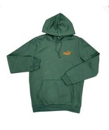 XL Men Puma Green Gables-Vibrant Orange ESS+ Embroidery Logo Hoodie 8468... - £31.44 GBP