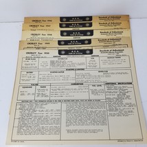 AEA Tune Up System Cards Crosley Four 1940s-1950s Illustrations Parts Se... - $28.45