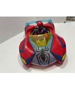 Marvel Superhero Adventures Spiderman 12&quot; Web Racer Car Rare Hasbro 2019... - £11.26 GBP