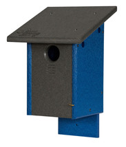 Amish Handmade BLUEBIRD HOUSE 100% Recycled Poly Birdhouse Amish Handmade in USA - £71.91 GBP+