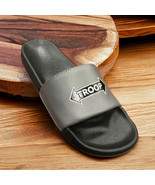 Men&#39;s Troop Arrow Slide Grey | Black Flip Flops NWT - $49.00