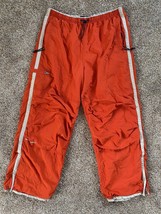 Vintage Abercrombie &amp; Fitch Paratrooper Cargo Pants Men&#39;s Orange Baggy - XL - £114.11 GBP