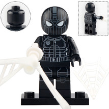 Spider-Man Night Monkey (Stealth Suit) No Way Home Minifigures Block Toys - £2.39 GBP