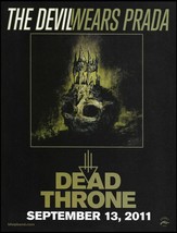The Devil Wears Prada 2011 Dead Throne album advertisement Ferret Music ad print - £3.39 GBP