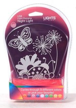 1 Count Jasco Lights By Night LED USB Color Changing Night Light 9 Colors - £15.16 GBP