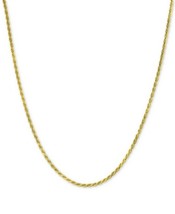 Giani Bernini Rope Chain Adjustable 22 Inches Necklace - £23.36 GBP
