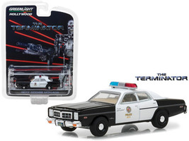 1977 Dodge Monaco Metropolitan Police White Black The Terminator 1984 Movie Holl - £14.71 GBP