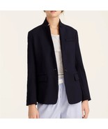 J. CREW navy wool blend Regent blazer sz 6 office career minimalist preppy - €64,20 EUR
