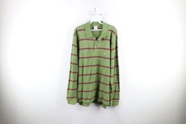 Vintage Brooks Brothers Mens Large Original Fit Striped Long Sleeve Rugby Polo - £27.25 GBP