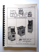 Ms Pac-Man Arcade Game Service Parts Instruction Manual Original Video Game 1982 - £31.51 GBP