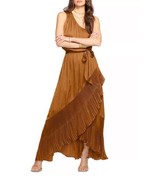 XS  Ramy Brook  Womens Copper Nadine One Shoulder Maxi Dress BNWTS $545 - £156.72 GBP