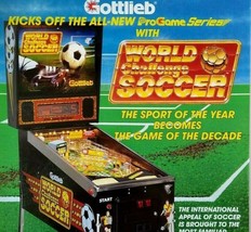 World Challenge Soccer Pinball FLYER 1994 Original Game Vintage Promo - £20.67 GBP