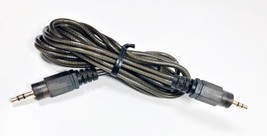 55 IN Geflochten Nylon Transparent PVC Jacke Audio Kabel 3.5mm Männlich auf - £6.59 GBP